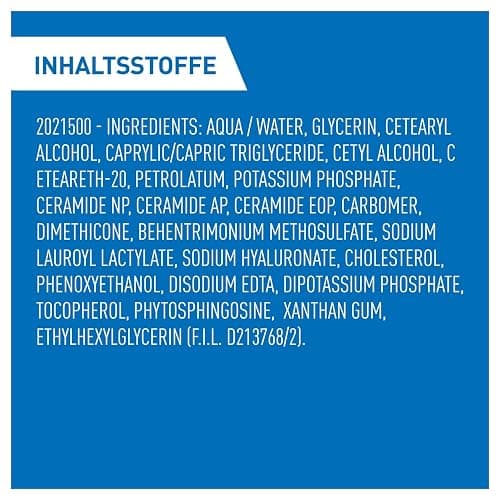 CeraVe - Baume Hydratant Corps et Visage - Peau Sèche, Très Sèche et Atopique - 48H d'Hydratation - Acide Hyaluronique + 3 Céramides - Texture Riche, Non Collante - Sans Parfum, Non Comédogène - 454 g thumbnail 10