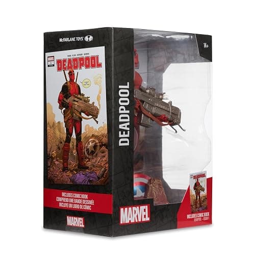 McFarlane Toys- Marvel Deadpool 1:6th Scale Collectible with Scene & Comic (Deadpool #1) thumbnail 8