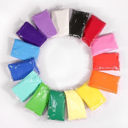 Air Dry Clay, 36 Colors Modeling Clay Kit with 3 Sculpting Tools, Magic Foam Clay for Kids and Adults, DIY Molding Clay Gift for Boys and Girls thumbnail 2