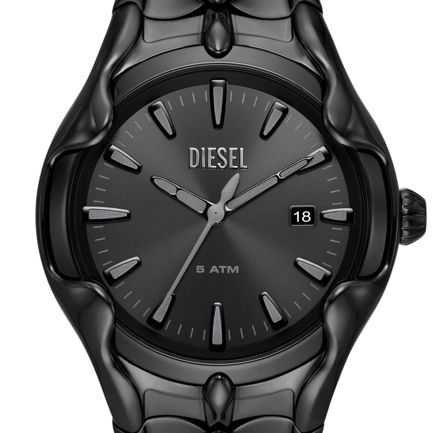 Diesel Vert 45mm Black Stainless Steel  thumbnail 4