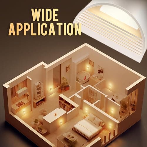 DORESshop LED Night Light[2 Pack], Night Lights Plug into Wall, 3 Level Brightness Adjustable Plug in Night Light, Dusk to Dawn Sensor Nightlights for Adults,Bedroom,Bathroom,Hallway, 3000K Warm White thumbnail 4