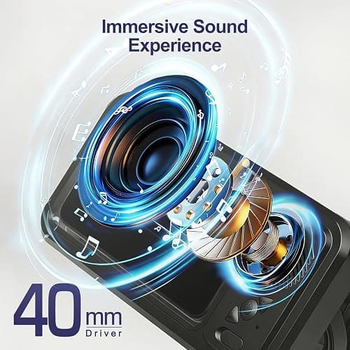 Enfriliv Waterproof Phone Holder with Speaker, Shower Phone Holder Waterproof, Shower Phones Holder with Wireless Bluetooth Speaker with 360° Rotation Ipx4 Aqua with Shower Play(White) thumbnail 6
