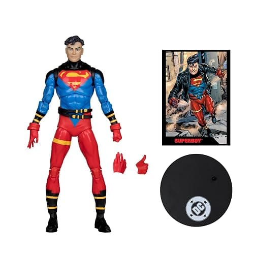 McFarlane Toys- DC Direct Page Punchers Superboy (Superboy #1) 7in Figure with Comic - Image 1