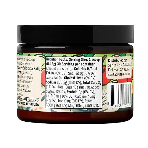 Santa Cruz Paleo Electrolyte Powder, Cherry Limeade, Sugar Free Hydration Drink Mix with Himalayan Pink Salt, Sea Salt, Magnesium Glycinate, Potassium Chloride, Sweetened with Stevia, 30 Servings thumbnail 2