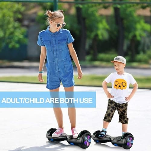 LIEAGLE Hoverboard, 6.5" Self Balancing Scooter Hover Board with Bluetooth Wheels LED Lights for Kids Adults thumbnail 7