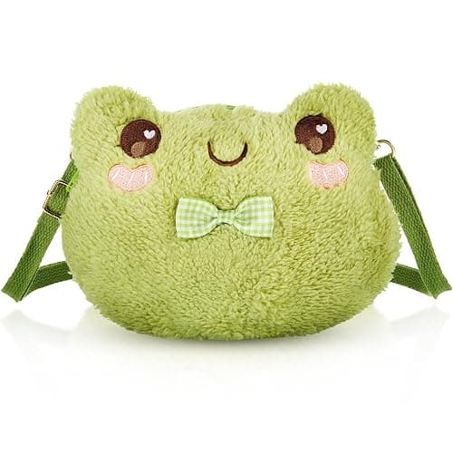 Mixweer Crossbody Bag Cute Plush Purse Backpack Kawaii Wallet Girls Cartoon Animal Lolita Bag with Chain Strap - Image 1