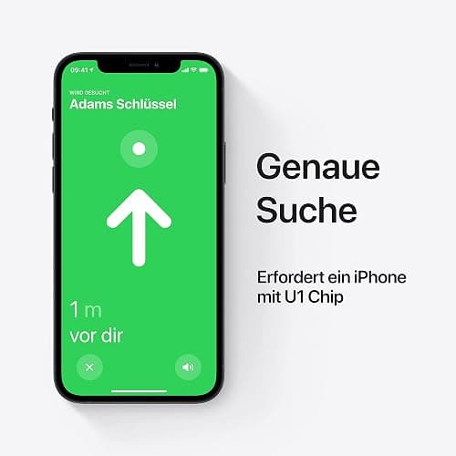Apple AirTag 4er Pack - Finde und behalte Deine Sachen im Blick: Schlüssel, Geldbörsen, Gepäck, Rucksäcke und mehr. Einfaches Einrichten mit iPhone oder iPad. Austauschbare Batterie thumbnail 5