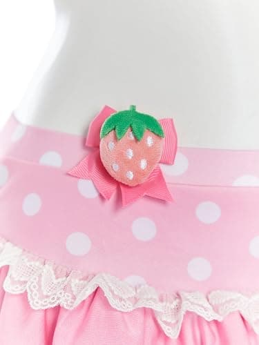 haikyuu Women Strawberry Bikini Set Vintage Polka Dots Swimsuit Kawaii Cute Bathing Suit Y2k Swimwear thumbnail 6