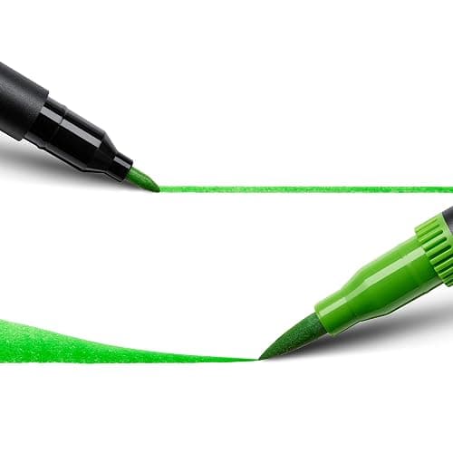 BIC Intensity Filzstifte Set, Dual Tip Brush Pen zum Malen in 12 verschiedenen Farben, mit Pinsel & feiner Spitze thumbnail 3