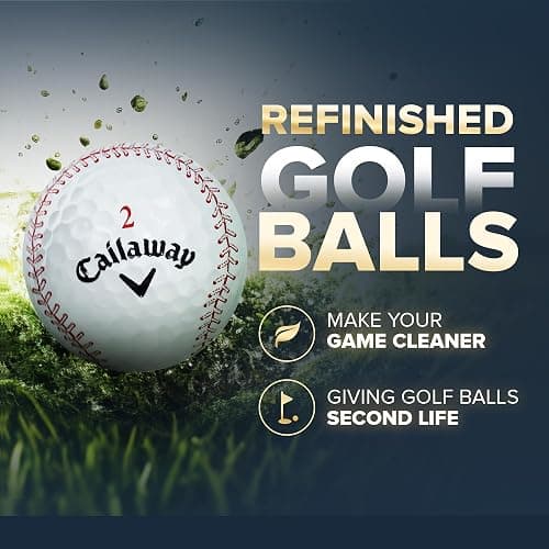 GBM Callaway Chrome Soft Certified Refinished Baseball Golf Balls - 12 Pack - Designed with Stitching Pattern - Par-FECT for Any Golf Outing! thumbnail 3