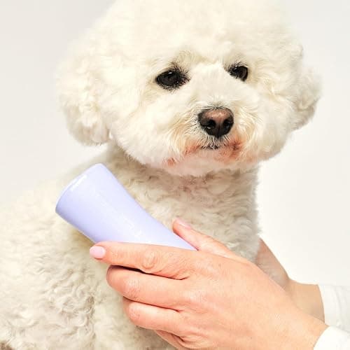 Pet Teezer Detangling Dog Grooming Brush, Dry Brush & Dog Bath Brush for Wet or Dry Fur & Light Shedding Breeds, Small, Lilac/Yellow thumbnail 3