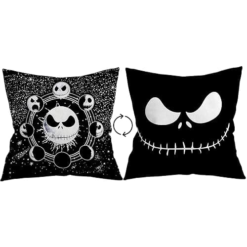 Giosve 18x18 in Decorative Pillowcase Valentine Day Reversible Throw Pillow Cover Gifts for Gothic Room Couch Sofa Decor, Gifts for Women Men, Couples - Image 1