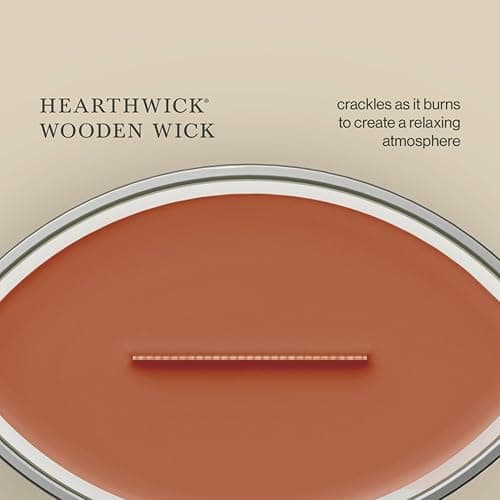 WoodWick Pumpkin Praline Holiday Candle Gifts for Women and Men, 16 oz Ellipse Candle with Crackling Wick thumbnail 5