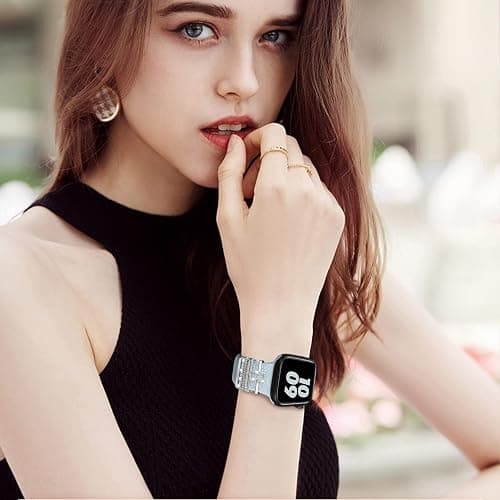 Kakurookie Decorative Rings Loops Compatible with Apple Watch Silicone Bands Charms 49mm 45mm 44mm 42mm 41mm 40mm 38mm iWatch Series 10 9 8 7 6 5 4 3 2 1 SE 2 Ultra 2 Charms Accessories (No Band) thumbnail 7