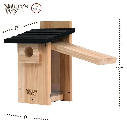 Nature's Way Bird Products CWH4 Cedar Bluebird Viewing House thumbnail 2