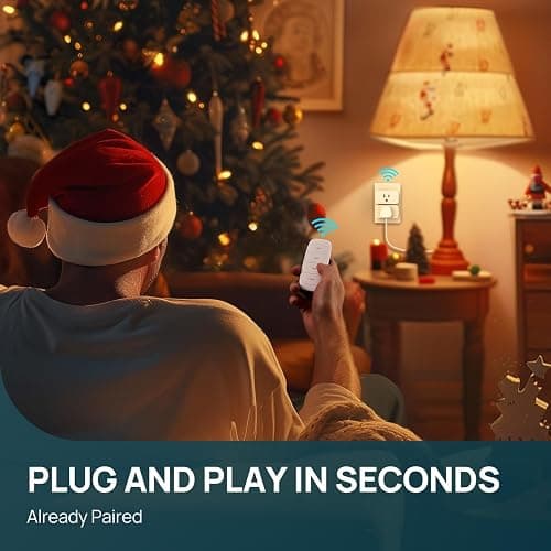 Linkind Matter Smart Plug with Remote, Work with Apple Home, Siri, Alexa, Google Home, SmartThings, Smart Outlet 15A/1800W Max, Smart Automation, Remote Control,Timer&Schedule, 2.4G Wi-Fi, 4 Pack thumbnail 2