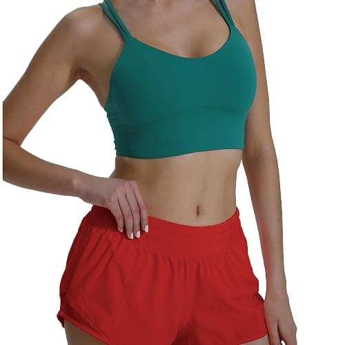 AugIris Athletic Running Shorts for Women with Zipper Pocket Soft Gym Workout Shorts with Mesh Liner Qucky Dry thumbnail 5