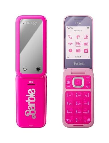 HMD Barbie Pink Mobile Flip Phone. Unlocked - Image 1