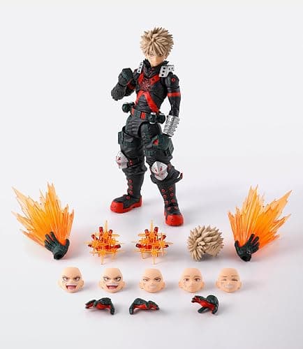 TAMASHII NATIONS - My Hero Academia - Katsuki Bakugo -The Beginning- S.H.Figuarts Action Figure | My Hero Academia 6 Inch Action Figure S.H. Figuarts - Katsuki Bakugo The Beginning thumbnail 6