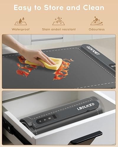 LBOLHZO Warming Mat For Food Extra Large 36"x16" 580W Food Warming Mat Buffet Servers and Warmers,Chafing Dishes for Buffet 6 Temp 6 Hour,Roll Up Food Warmers for Parties Buffet Catering Gatherings thumbnail 8
