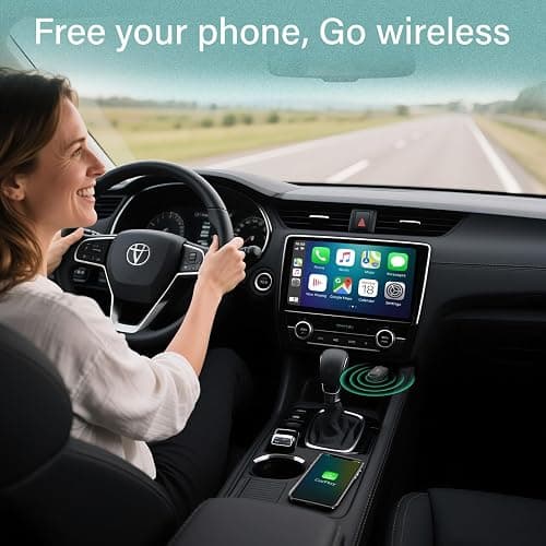 Mini Wireless CarPlay Adapter for iPhone & Apple – Auto Connect Every Time, Converts Wired to Wireless, Plug & Play, Compact USB Dongle for Cars with Apple CarPlay (iOS 10+, 2015+), 1Pcs thumbnail 3
