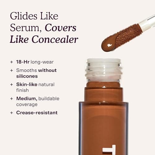 Tower 28 Swipe Serum Hydrating Concealer, 5.0 Light/Neutral (0.22 oz) | Hydrating Medium Coverage Concealer & Under Eye Brightener with Hyaluronic Acid & Centella, Face Makeup for Sensitive Skin thumbnail 4