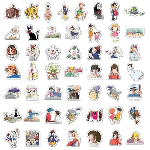 100 Totoro Aufkleber, Wasserfeste Vinyl Stickers für DIY Dekoration, Graffiti Style Decals für Auto Motorräder Laptop Fahrrad Skateboard Snowboard Gepäck Aufkleber MacBook iPad und mehr thumbnail 3