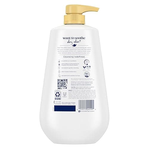 Dove 24hr Lotion Body Wash Dryness Relief with Jojoba Oil, 30.6 oz | Moisturizing body wash with MicroMoisture for dry skin thumbnail 2
