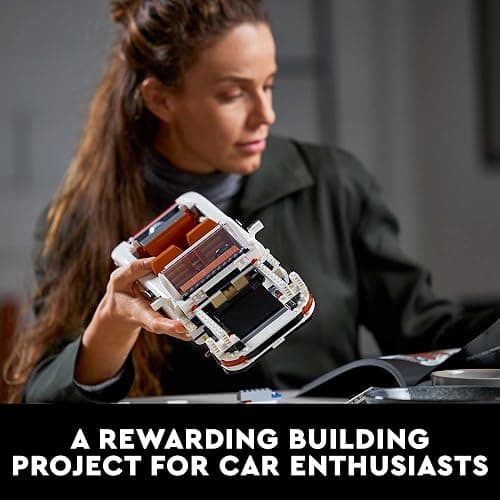 LEGO Icons Porsche 911 10295 Building Set, Collectible Turbo Targa, 2in1 Porsche Race Car Model Kit for Adults and Teens to Build, Gift Idea thumbnail 8