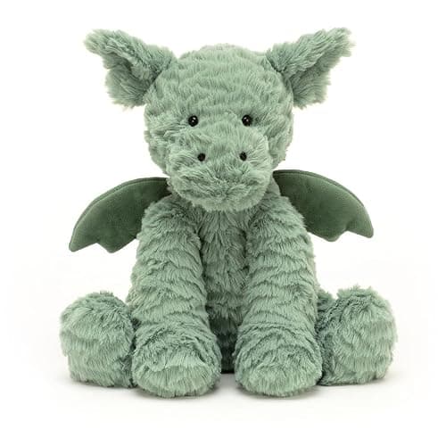 Jellycat Fuddlewuddle Dragon Stuffed Animal, 9 inches - Mythical Plush Toy - Classic Children's Gift thumbnail 6