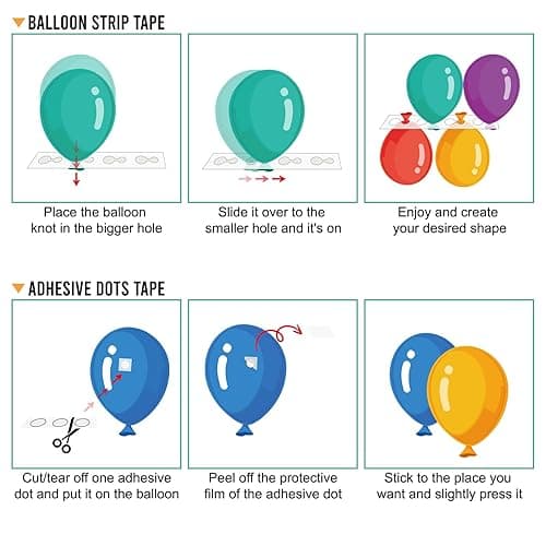 Balloon Arch Kit, 82ft Easy DIY Balloon Decorating Garland Strip and 500Pcs Glue Point Dots Tape for Balloon Arch, Decorations Making thumbnail 4