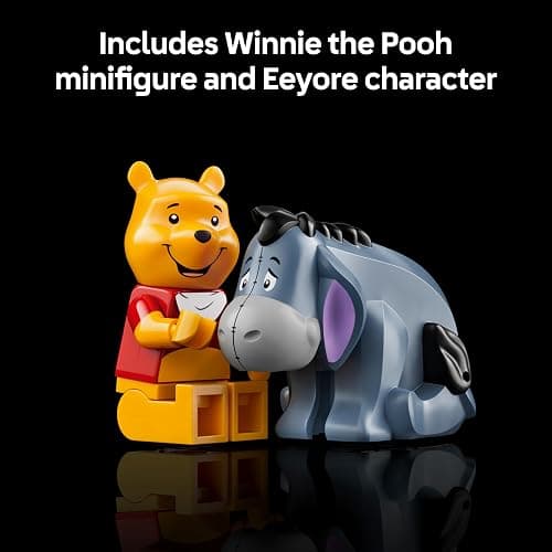 LEGO | Disney Winnie the Pooh - Building Set for Adults - Display Model w/Honey Pot, Collectible Minifigure & Eeyore Figure - DIY Nostalgic Gift Idea for Fans - 43300 thumbnail 6