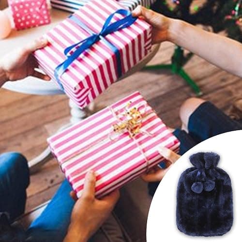Hot Water Bottle Cloth | 2 Liter Ultra Soft Faux Plush Hot Water Bottle,Hot Water Bottle Water Bottle Softcover for Long-Lasting Comfort Sleeves Only Dalian thumbnail 9