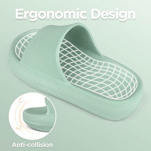 WYSBAOSHU Kids Cloud Slides Girls Boys Slip On Slide Sandals Comfort Non-Slip Thick Sole Slippers Summer Shower Shoes Pool Beach Water Shoes thumbnail 5