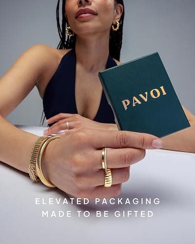 PAVOI 14K Gold Plated Chunky Huggies Earrings for Women - 925 Sterling Silver Posts Small Gold Huggie Hoop Earrings - Ultra Thick Hoops Trendy Jewelry thumbnail 5