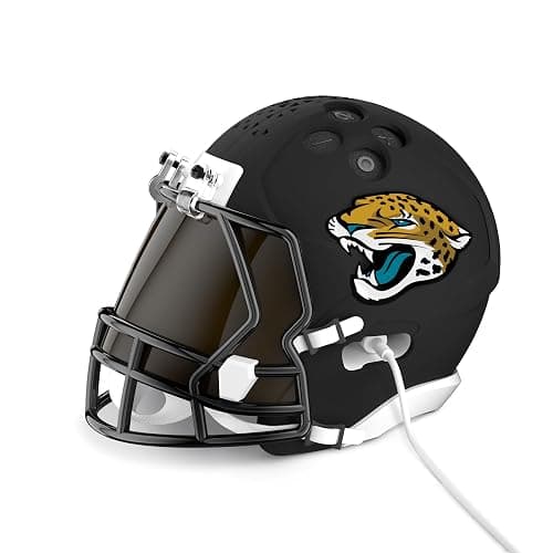 NFL Echo Dot Bundle: Includes Echo Dot | Charcoal and Limited-Edition NFL Helmet Stand | Jacksonville Jaguars thumbnail 4