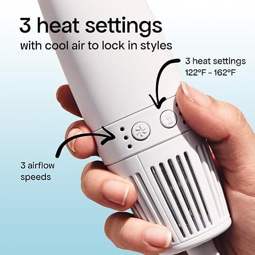 BONDIBOOST 6-in-1 Everlast Multi Styler & Dryer System - Wet to Dry Hair Styler, Hair Dryer Brush with Curlers, Round Brushes, Dryer & Concentrator Attachments, Versatile Heat & Airflow Settings thumbnail 3