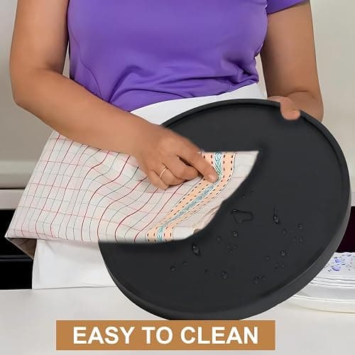 [ 2 Pack ] 12-inch Lazy Susan Organizers, ACIAZAAZ Lazy Susan Turntable for Cabinet, Kitchen Turntable Storage for Table, Countertop, Pantry thumbnail 4