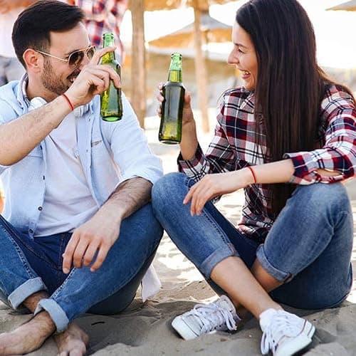 Desimtion Christmas Couples Bracelets Red String of Fate Matching Bracelets for Couples Gifts for Him and Her, Long Distance Relationship Gifts for Boyfriend and Girlfriend thumbnail 4