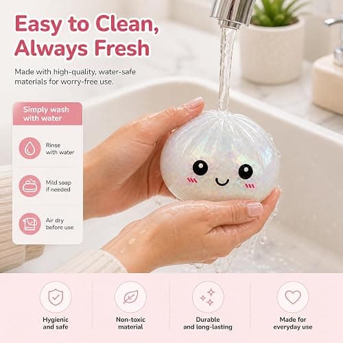 Tansix Colorful Dumpling Squishies New Mystery Glitter Squishies Dumpling with Box Stress Relief Balls Sensory Toys Desk Squeeze Toys Gift(2PCS) thumbnail 4