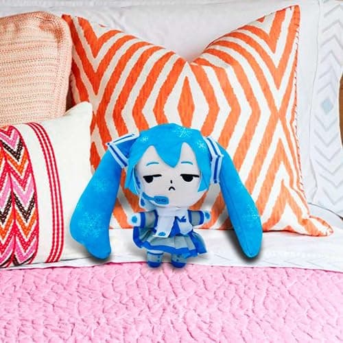 Just Toys LLC Hatsune Miku Snow Miku 6” Plush Toy – Light Blue Winter Hatsune Miku Doll – Kawaii Vocaloid Collectible Stuffed Figure for Anime Fans & Kids thumbnail 2