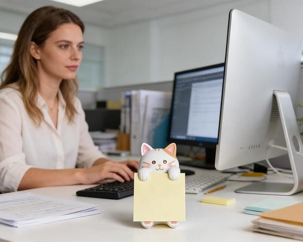 Cat Post-It Note Dispenser thumbnail 4