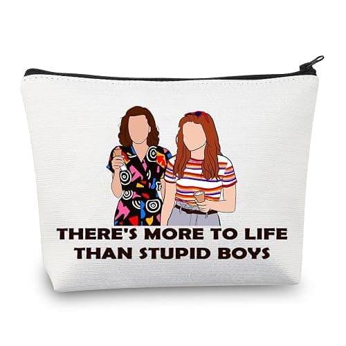 BDPWSS Scary Movie Merchandise Makeup Bag There's More To Life Than Stupid Boys Horror TV Show Gift Scary Movie Fan Gift (Stupid Boys) - Image 1