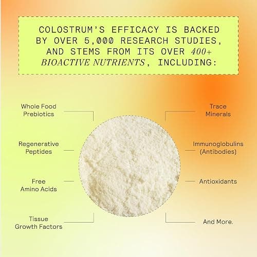 ARMRA Colostrum Powder | Vine Watermelon | Gut Health & Bloating | Skin & Hair | Immunity | Keto, Gluten & Fat-Free | 30 Servings thumbnail 4
