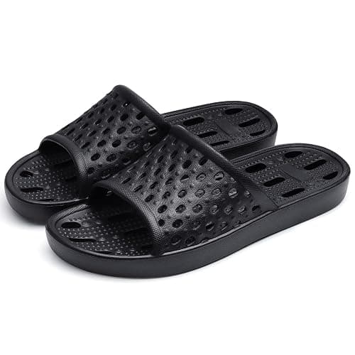 Litfun Shower Shoes for Women Non-Slip Quick Dry Shower Slippers Lightweight Pool Sandals with Drain Holes for College Dorm, Beach, Bathroom & Gym thumbnail 7
