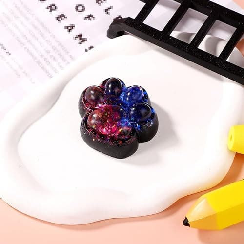 Cat Paw Squeeze Toy, Kawaii Soft Taba Fufu Cat Paw Squishy Sensory Toy Funny Novelty Cute Animals Paw Stress Relieving Fidget Toy for Kids Teenagers Adults Home Office Relaxing thumbnail 4
