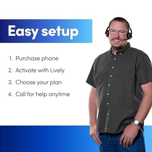 LIVELY Jitterbug Flip Cell Phone for Seniors, Flip2, Red | Simple Flip Phone for Seniors with No SIM Needed, Requires an Activated Phone Plan, Not Compatible with Other Carriers thumbnail 7