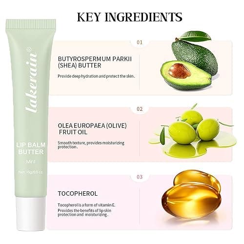 4 PCS Lip Glossy Butter Balm Set, Tinted Lip Balm Instant Moisture and Hydration Lip Gloss, Long Lasting Hydrating Glow Reviver Lip Care Oil, Christmas Makeup Gift for Women thumbnail 4