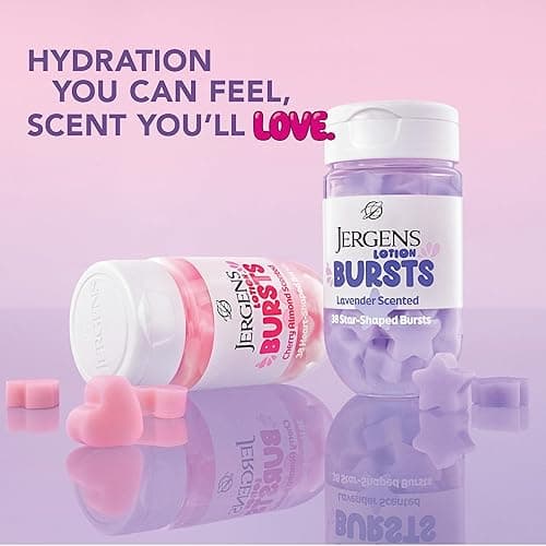 Jergens Cherry Almond Lotion Bursts, Squishy Heart-Shaped Moisturizer Bursts, Lotion Gifts for Teens, 38 Ct - Cherry - 38 Count (Pack of 1) thumbnail 5