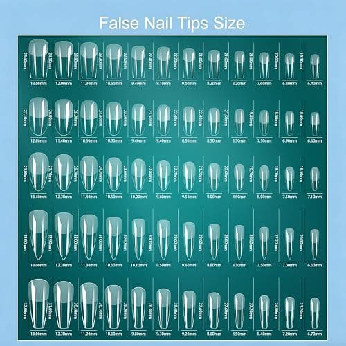 Acrylic Fake Nails Kit with Press on False Nail Tips Nail Art Brushes Nail Stand Nail Rhinestones Pearls Nail Charms Glitter Powder Sticker Nail Design Kits with Everything for Beginners Home Salon thumbnail 8